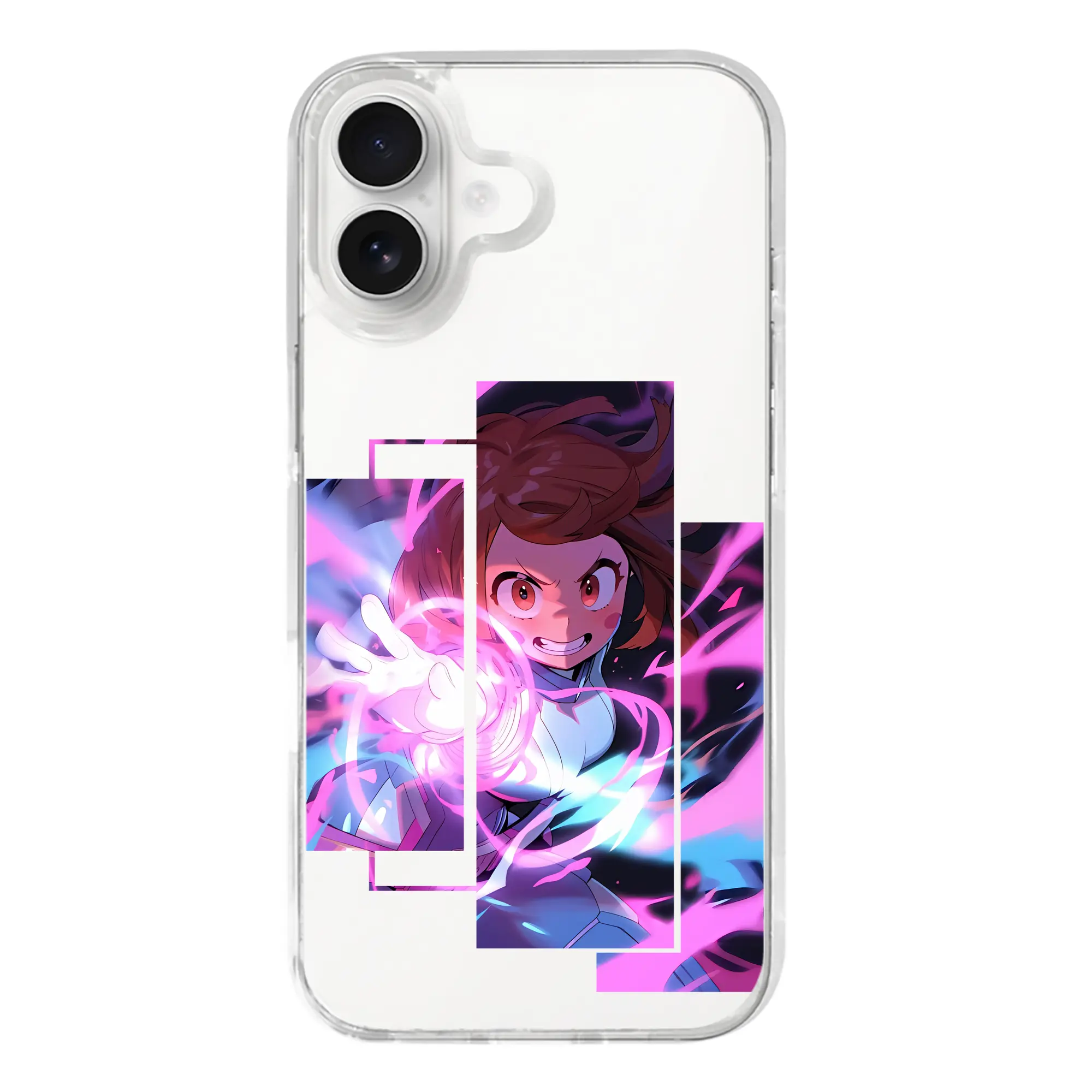 僕のヒーローアカデミア グッズ,麗日お茶子 - iPhone 17シリーズ 透明スマホケース – 薄型・耐衝撃・精密フィット保護カバー